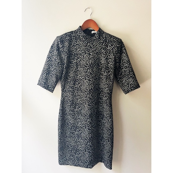 Alice + Olivia Inka Dress Glitter Dot Bodycon Mini NYC Formal Size 8 - Picture 6 of 7